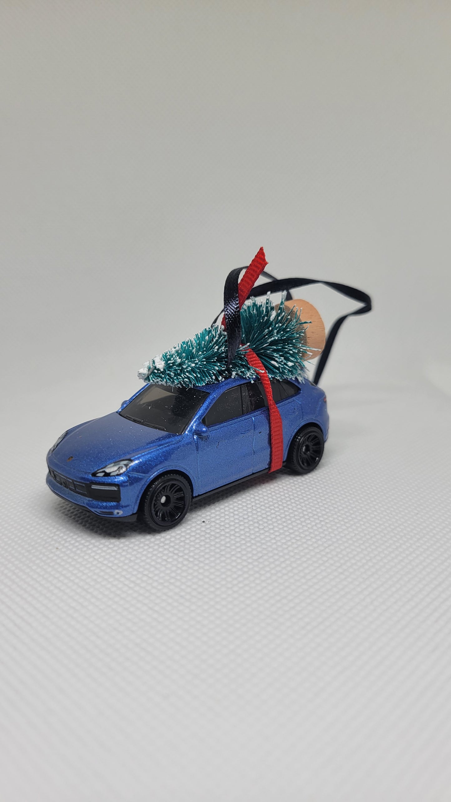 Christmas Ornament with Tree for Porsche Cayenne SUV | Gift Ideas 2023 | Handmade in USA