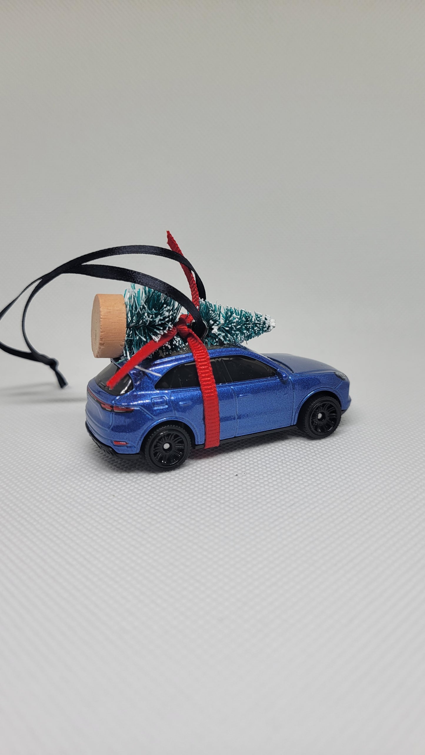 Christmas Ornament with Tree for Porsche Cayenne SUV | Gift Ideas 2023 | Handmade in USA