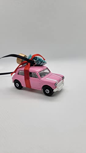 3" Christmas Ornament Off Road Ornament perfect for Mini Cooper/Morris by Speedtails | Gift Ideas 2021 (Pink)