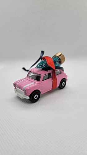 3" Christmas Ornament Off Road Ornament perfect for Mini Cooper/Morris by Speedtails | Gift Ideas 2021 (Pink)