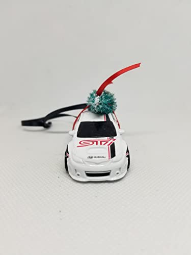 3" Christmas Ornament Off Road Ornament perfect for Subaru WRX STI owners by Speedtails | Gift Ideas 2021 (White)