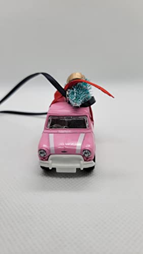 3" Christmas Ornament Off Road Ornament perfect for Mini Cooper/Morris by Speedtails | Gift Ideas 2021 (Pink)