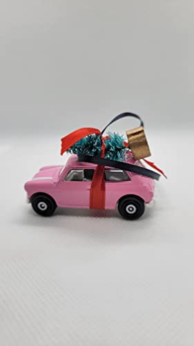 3" Christmas Ornament Off Road Ornament perfect for Mini Cooper/Morris by Speedtails | Gift Ideas 2021 (Pink)