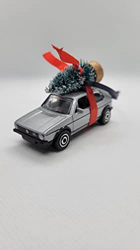 3" Christmas Ornament with Tree for Volkswagen Golf GTI Owners by Speedtails | Gift Ideas 2021