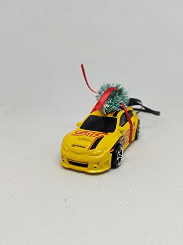 3" Christmas Ornament Off Road Ornament perfect for Subaru WRX STI owners by Speedtails | Gift Ideas 2021 (Yellow)