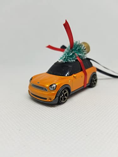 3" Christmas Ornament Off Road Ornament perfect for Mini Cooper/Countryman Owners by Speedtails | Gift Ideas 2021 (Orange Countryman)