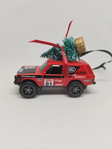 SpeedTails Christmas Ornaments – 3" Christmas Ornament with Tree for Range Rover Classic Owners by Speedtails | Gift Ideas for Range Rover