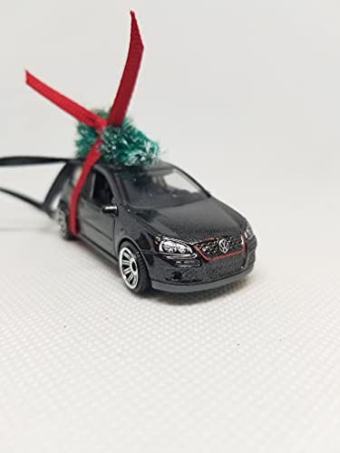 3" Christmas Ornament with Tree for Volkswagen Golf GTI Owners by Speedtails | Gift Ideas 2021