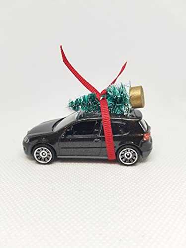 3" Christmas Ornament with Tree for Volkswagen Golf GTI Owners by Speedtails | Gift Ideas 2021