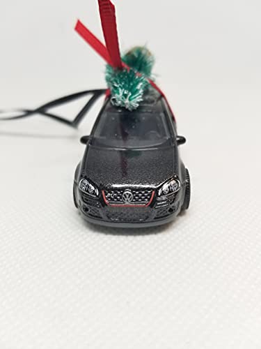 3" Christmas Ornament with Tree for Volkswagen Golf GTI Owners by Speedtails | Gift Ideas 2021