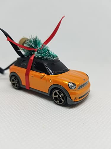 3" Christmas Ornament Off Road Ornament perfect for Mini Cooper/Countryman Owners by Speedtails | Gift Ideas 2021 (Orange Countryman)