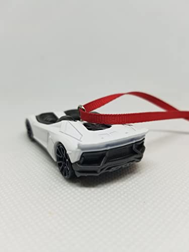 3” Christmas Ornament for Lamborghini Aventador J Owners by Speedtails | Gift Ideas 2021 | Handmade in USA