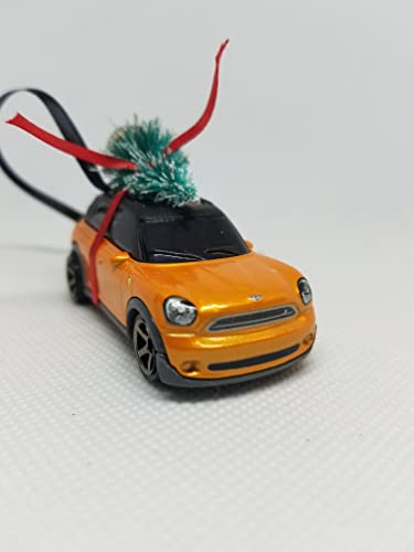 3" Christmas Ornament Off Road Ornament perfect for Mini Cooper/Countryman Owners by Speedtails | Gift Ideas 2021 (Orange Countryman)