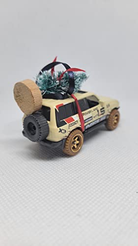 3” Christmas Ornament with Tree for Toyota Land Cruiser 80 Owners by Speedtails | Gift Ideas 2021 | Handmade in USA