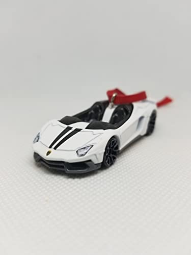 3” Christmas Ornament for Lamborghini Aventador J Owners by Speedtails | Gift Ideas 2021 | Handmade in USA