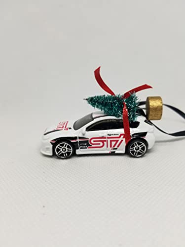 3" Christmas Ornament Off Road Ornament perfect for Subaru WRX STI owners by Speedtails | Gift Ideas 2021 (White)