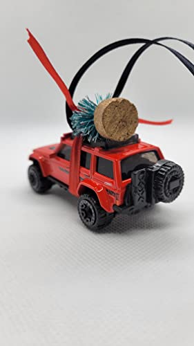 SpeedTails Christmas Ornaments – 3" Christmas Ornament with Tree for 95 Jeep Cherokee Owners by Speedtails | Gift Ideas for 95 Jeep Cherokee