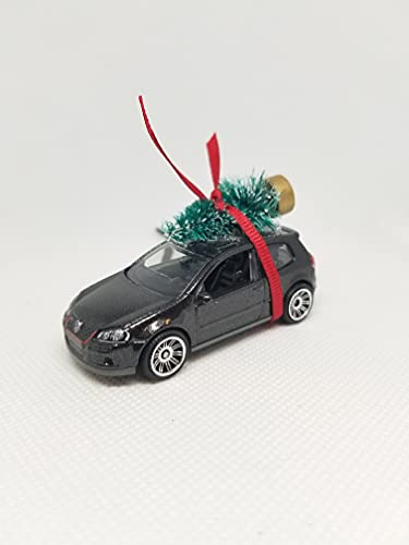 3" Christmas Ornament with Tree for Volkswagen Golf GTI Owners by Speedtails | Gift Ideas 2021