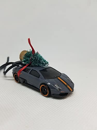 3” Christmas Ornament with Tree for Lamborghini Murcielago Owners by Speedtails | Gift Ideas 2021 | Handmade in USA