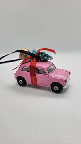 3" Christmas Ornament Off Road Ornament perfect for Mini Cooper/Morris by Speedtails | Gift Ideas 2021 (Pink)