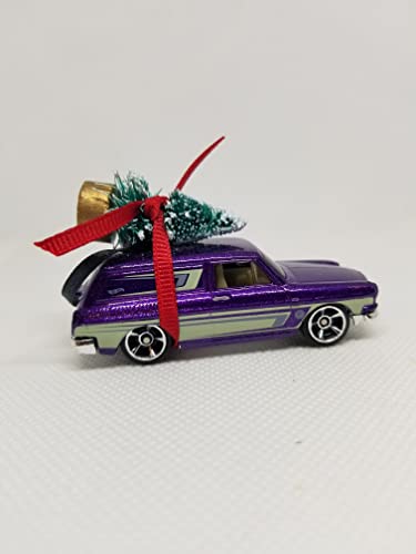 SpeedTails Christmas Ornaments – 3" Christmas Ornament with Tree for VW Volkswagen Squareback Owners by Speedtails | Gift Ideas for VW Volkswagen Squareback