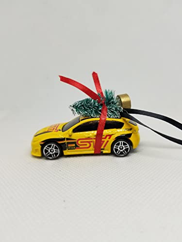 3" Christmas Ornament Off Road Ornament perfect for Subaru WRX STI owners by Speedtails | Gift Ideas 2021 (Yellow)