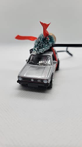 3" Christmas Ornament with Tree for Volkswagen Golf GTI Owners by Speedtails | Gift Ideas 2021