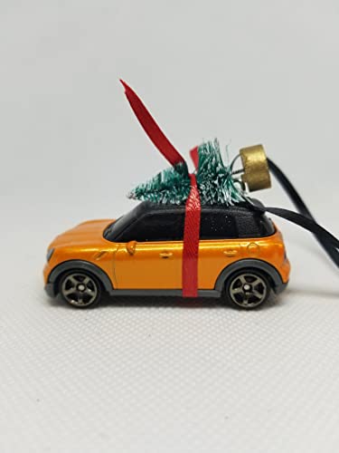 3" Christmas Ornament Off Road Ornament perfect for Mini Cooper/Countryman Owners by Speedtails | Gift Ideas 2021 (Orange Countryman)