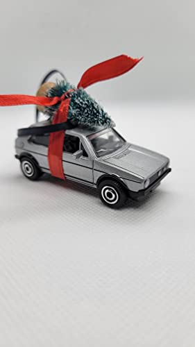 3" Christmas Ornament with Tree for Volkswagen Golf GTI Owners by Speedtails | Gift Ideas 2021