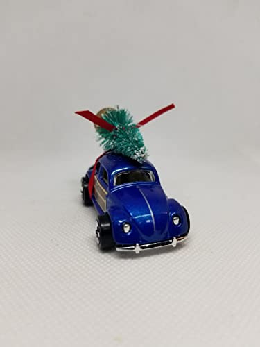 SpeedTails Christmas Ornaments – 3" Christmas Ornament with Tree for VW Volkswagen Beetle Owners by Speedtails | Gift Ideas for VW Volkswagen Beetle