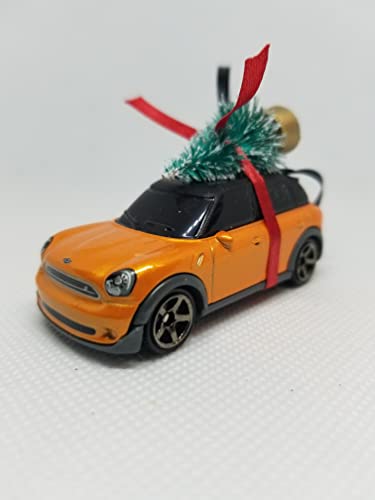 3" Christmas Ornament Off Road Ornament perfect for Mini Cooper/Countryman Owners by Speedtails | Gift Ideas 2021 (Orange Countryman)