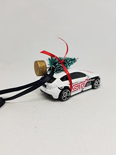 3" Christmas Ornament Off Road Ornament perfect for Subaru WRX STI owners by Speedtails | Gift Ideas 2021 (White)