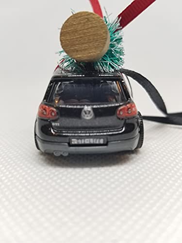 3" Christmas Ornament with Tree for Volkswagen Golf GTI Owners by Speedtails | Gift Ideas 2021