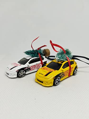 3" Christmas Ornament Off Road Ornament perfect for Subaru WRX STI owners by Speedtails | Gift Ideas 2021 (Yellow)