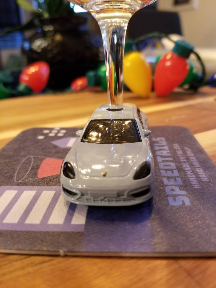 Porsche Panamera Turbo Wine Glasses, Unique Valentine's Day Gifts for Him, Ideas by @SpeedTails