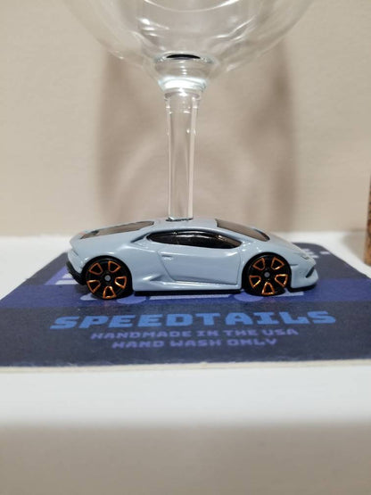 Lamborghini Huracan Wine Glasses, Unique Gift Ideas by @SpeedTails