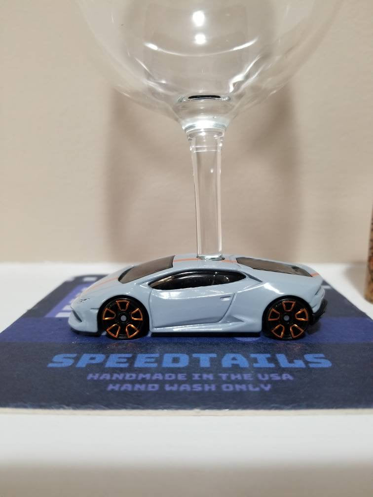 Lamborghini Huracan Wine Glasses, Unique Gift Ideas by @SpeedTails