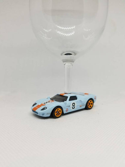 Ford GT-40 Wine Glasses, Unique Ford accessories, Birthday Gift Ideas by @SpeedTails