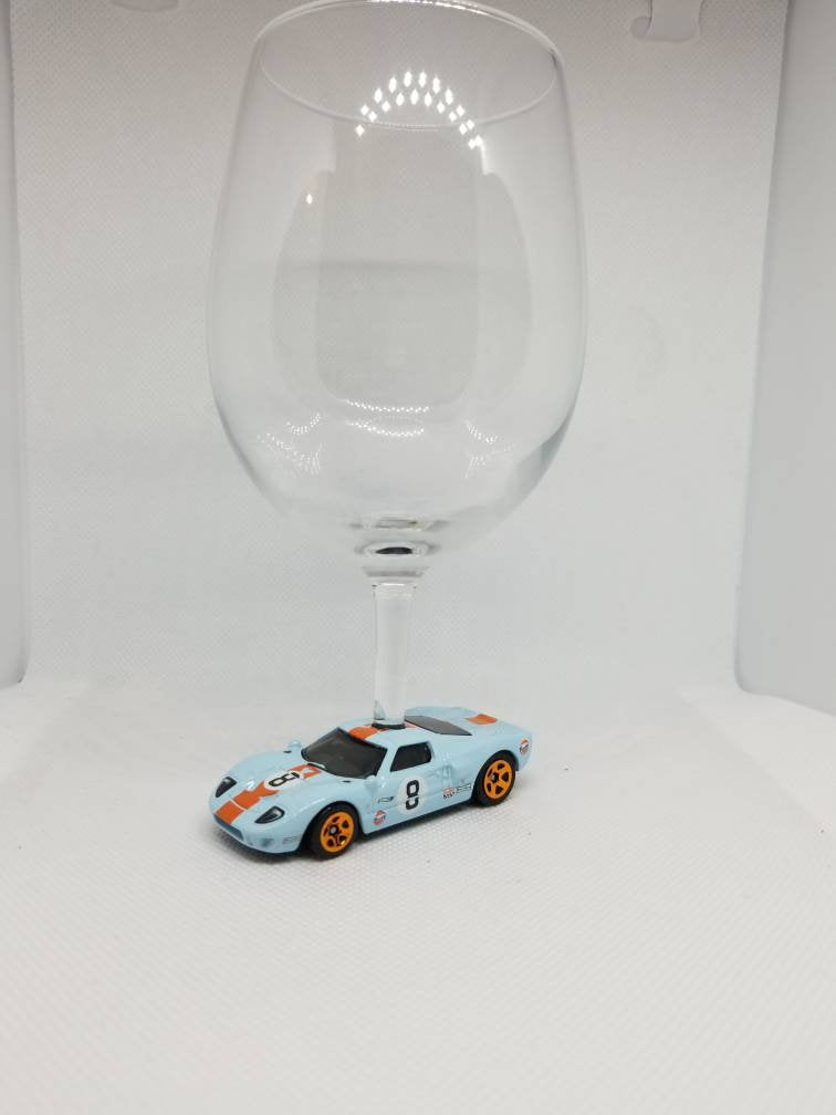 Ford GT-40 Wine Glasses, Unique Ford accessories, Birthday Gift Ideas by @SpeedTails