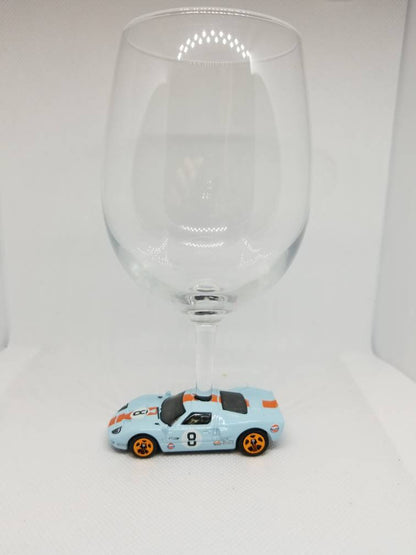 Ford GT-40 Wine Glasses, Unique Ford accessories, Birthday Gift Ideas by @SpeedTails