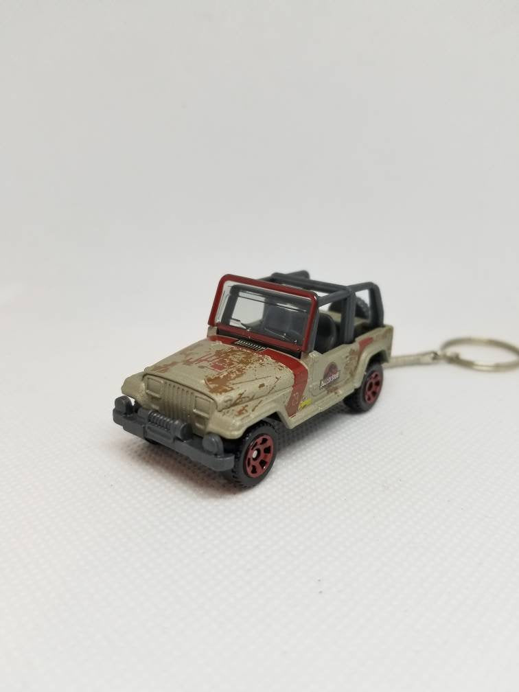 Jeep Wrangler Jurassic World Edition Keychain, Unique Gift Ideas by @SpeedTails