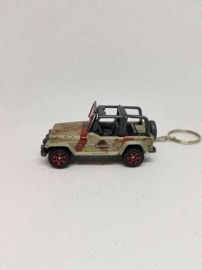 Jeep Wrangler Jurassic World Edition Keychain, Unique Gift Ideas by @SpeedTails