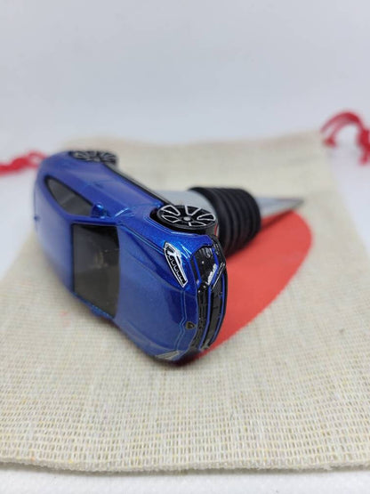 Wine bottle stopper for Lamborghini Urus (blue) - Unique Wine Gifts by SpeedTails