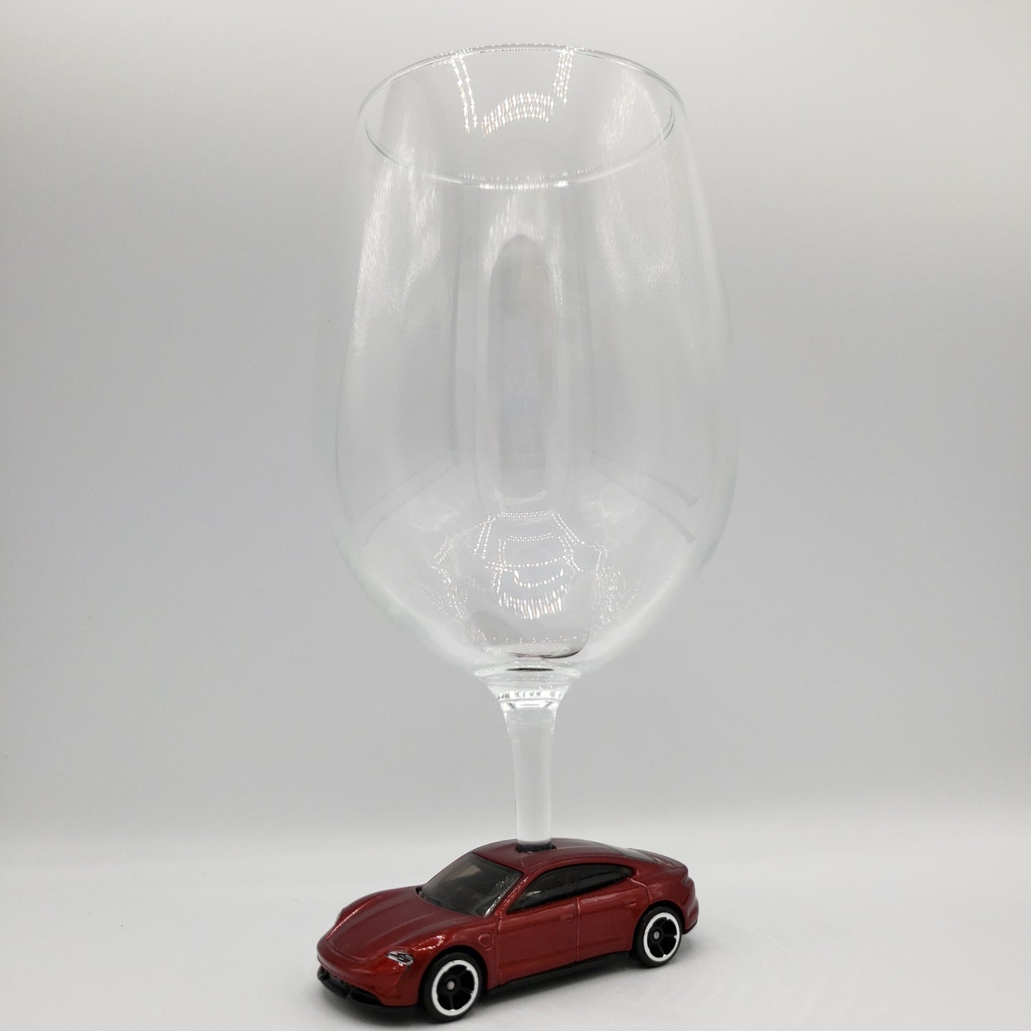 12oz Custom Wine Glass for Porsche Taycan - Unique Wine Gifts by SpeedTails