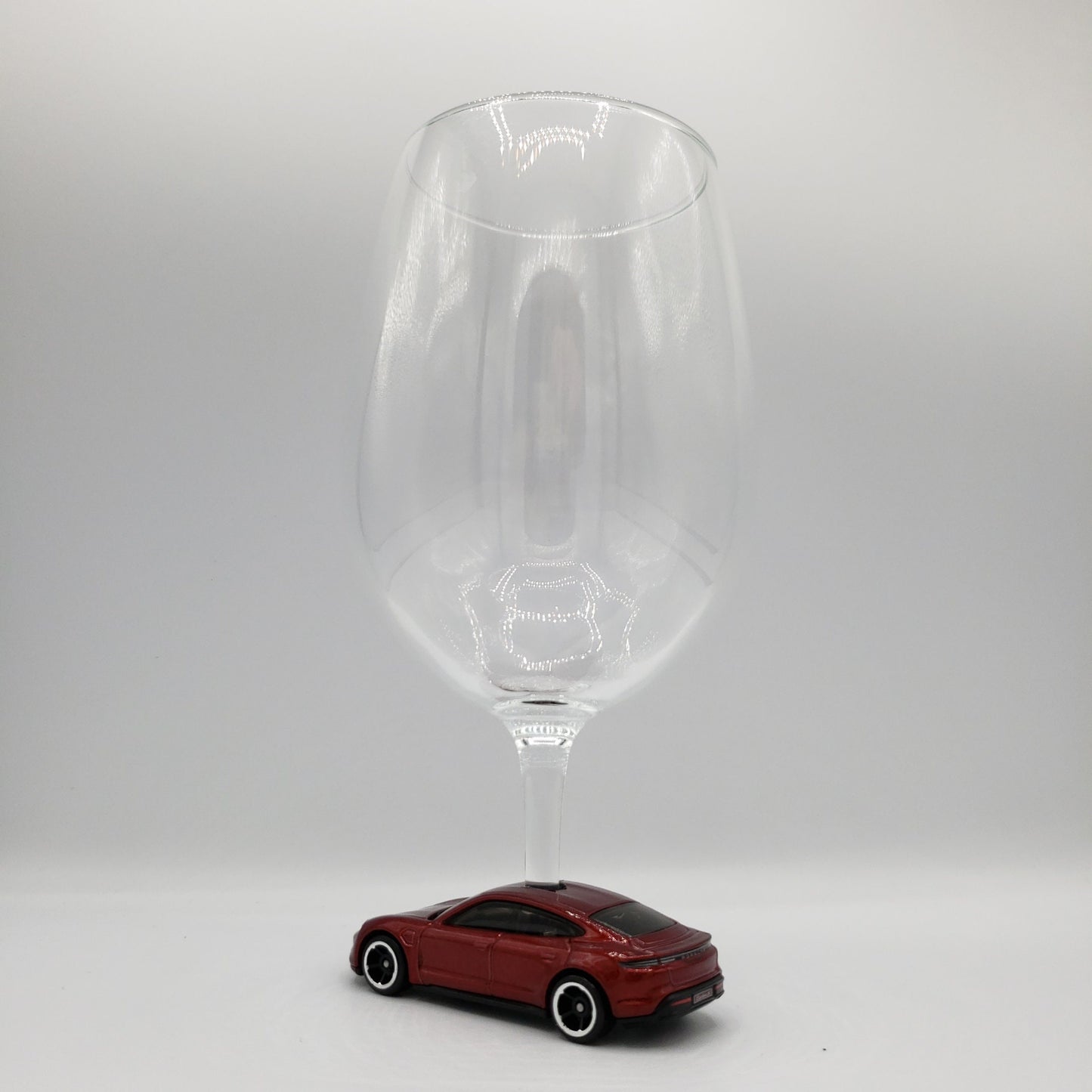 12oz Custom Wine Glass for Porsche Taycan - Unique Wine Gifts by SpeedTails