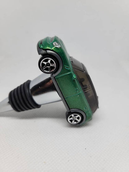 Wine bottle stopper for Mini Countryman (green) - Unique Wine Gifts by SpeedTails