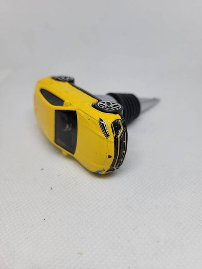 Wine bottle stopper for Lamborghini Urus (yellow) - Unique Wine Gifts by SpeedTails