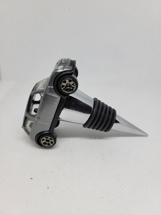 Wine bottle stopper for Mini Cooper (gray) - Unique Wine Gifts by SpeedTails