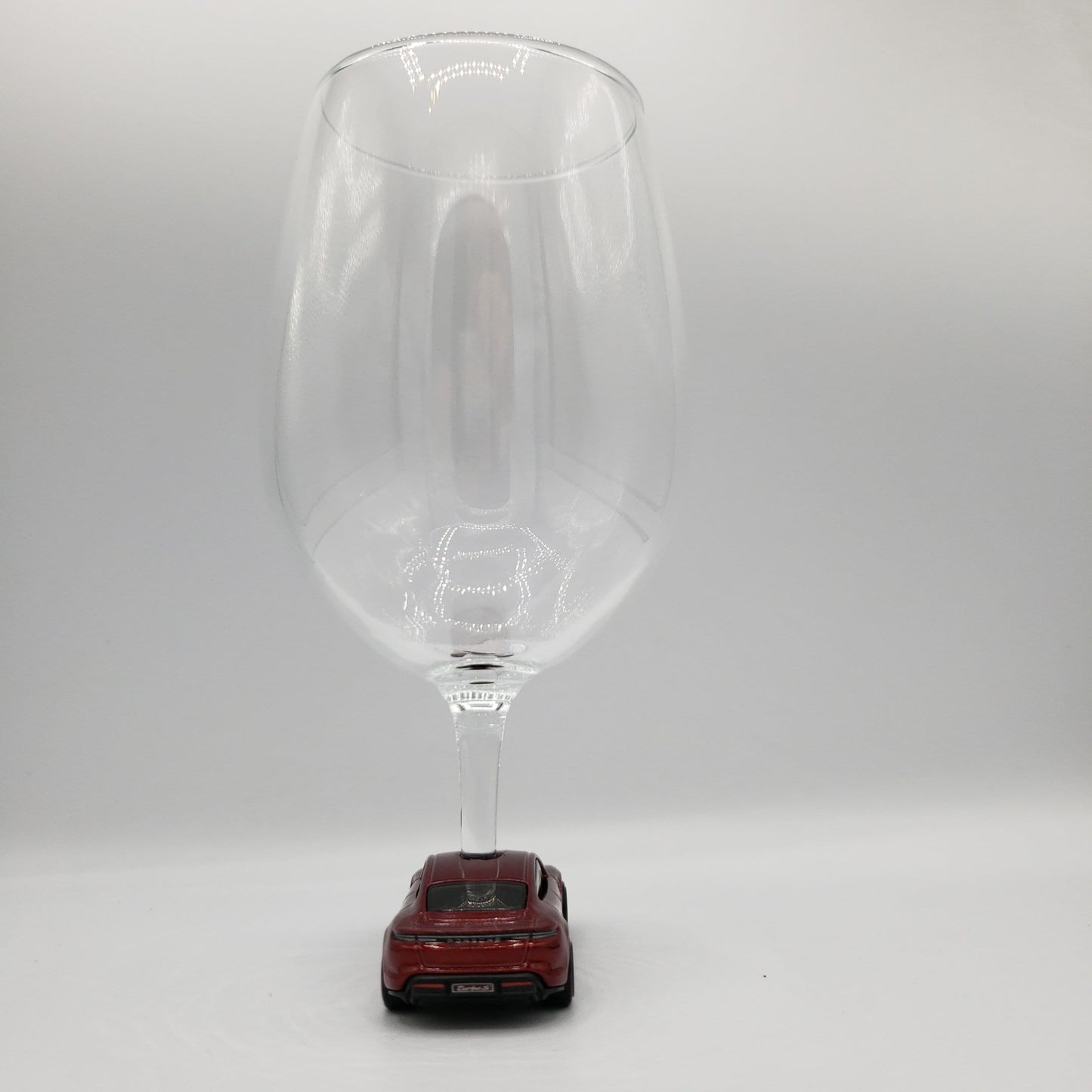 12oz Custom Wine Glass for Porsche Taycan - Unique Wine Gifts by SpeedTails